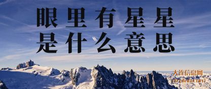 解说眼里有星星是什么意思