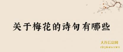 讨论关于梅花的诗句有哪些