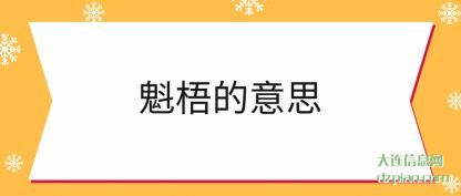 介绍魁梧的意思