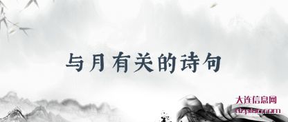 知晓与月有关的诗句