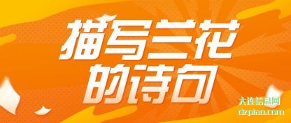 解惑描写兰花的诗句