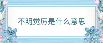 不明觉厉是什么意思
