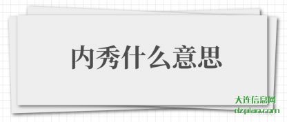 理会内秀什么意思