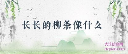谈论长长的柳条像什么
