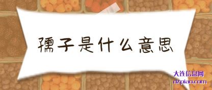 详解孺子是什么意思