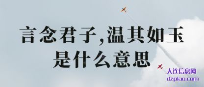 言念君子,温(wen)其如玉是什(shi)么意思