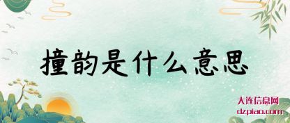 撞韵是什(shi)么意思
