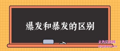 爆发和暴(bao)发的区别