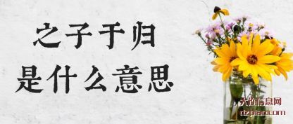 之子于归(gui)是什么意思