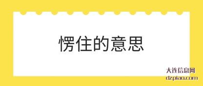 愣住的意思(si)