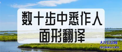 数十步(bu)中(zhong)悉作(zuo)人面(mian)形翻译