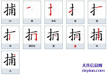捕组词,介绍捕字组词,阐述捕怎么组词