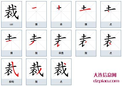 裁组词,解惑裁的笔顺动画,概括裁怎么组词