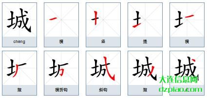 城组词,理解城字组词,知晓城怎么组词