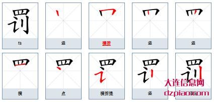 罚组词,认识罚字组词,解说罚怎么组词