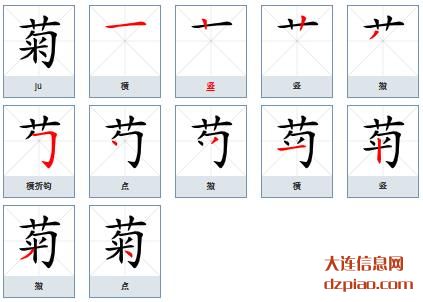 菊组词,讲解菊字组词,分享菊怎么组词
