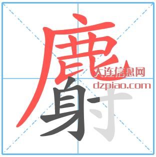 麝组词,解惑麝的笔顺动画,概括麝怎么组词